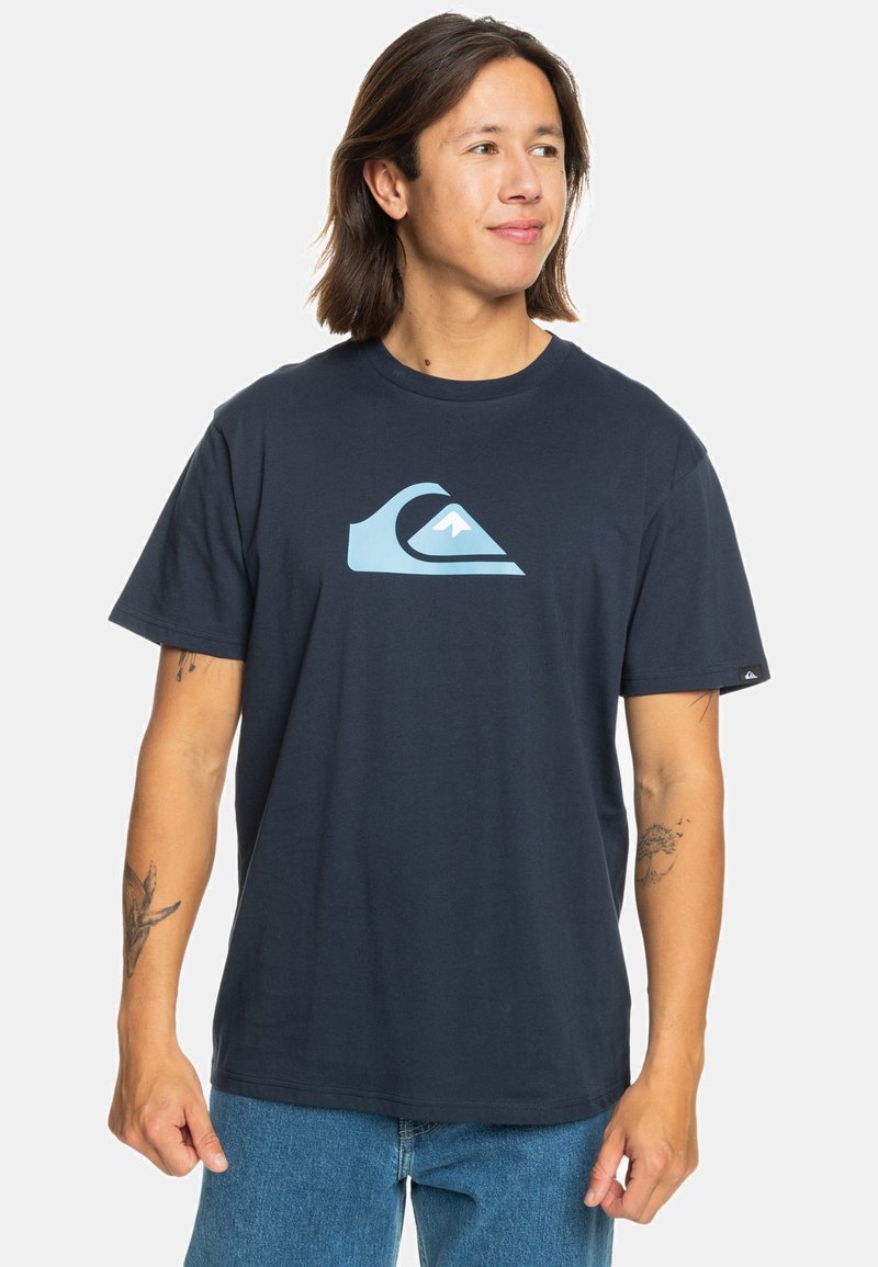 Quiksilver COMP LOGO SS - T-Shirt print - ktp/dunkelblau - Zalando.at