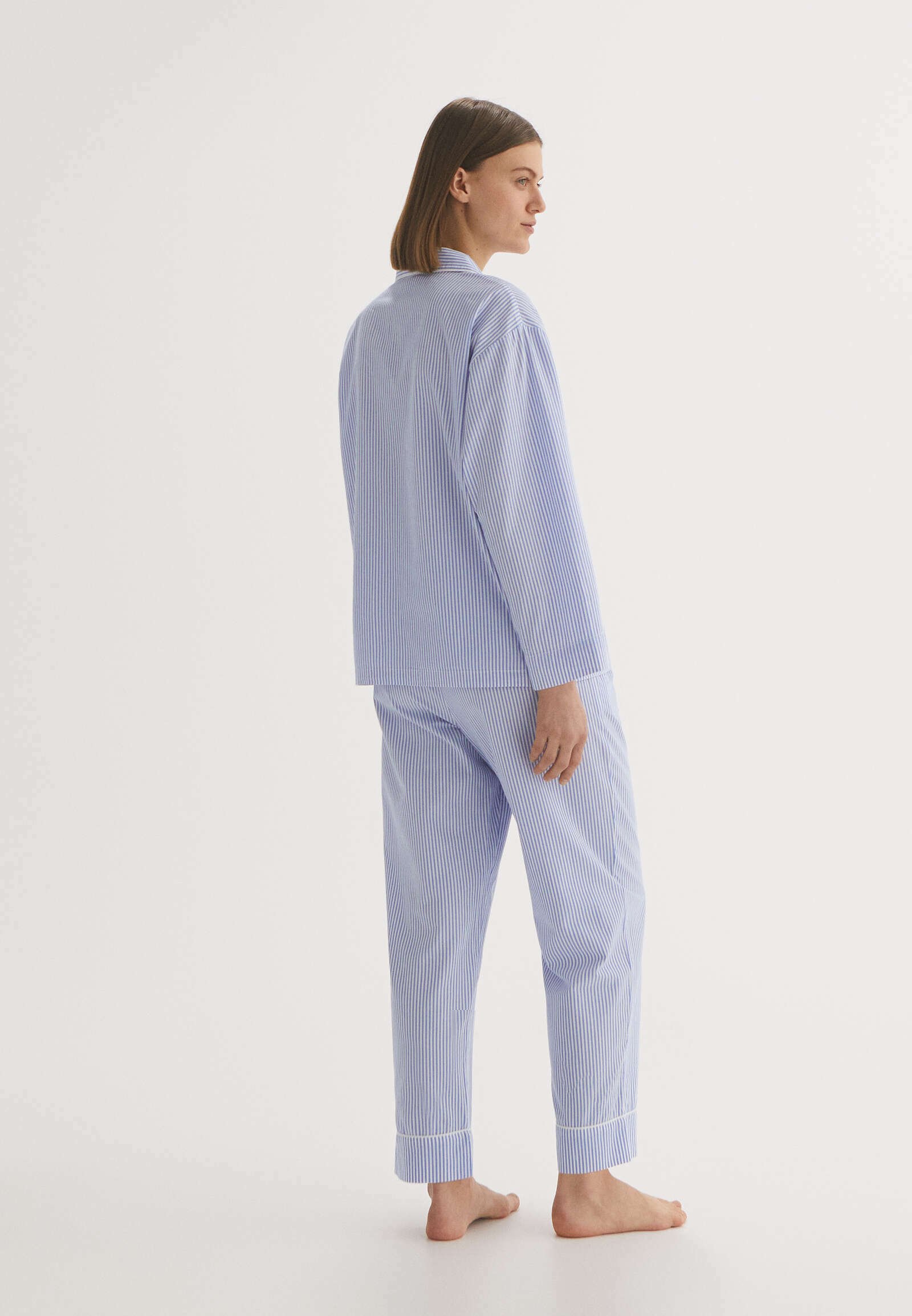 OYSHO Pantaloni del pigiama - blue/blu - Zalando