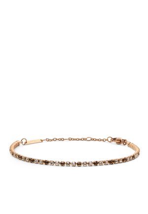 CLASSIC TENNIS BRACELET HONEY COMBO ROSE GOLD - Armbånd - rose gold-coloured