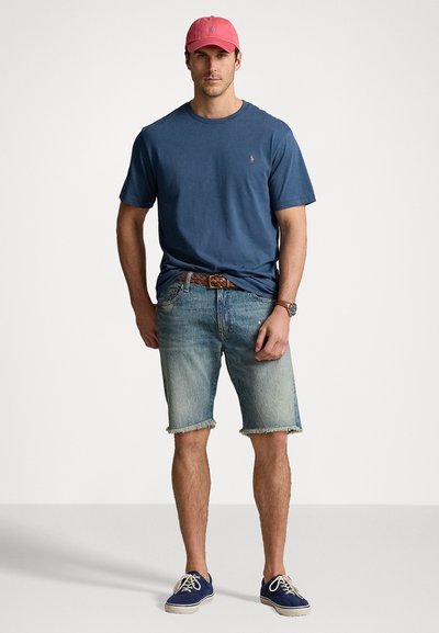 Polo Ralph Lauren Big & Tall JERSEY CREWNECK T-SHIRT - Navadna majica - clancy blue