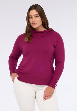 Jersey de punto - bordeaux