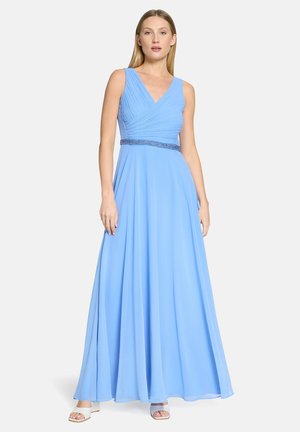 ABEND MIT PLISSEE - Ballkleid - paris blue