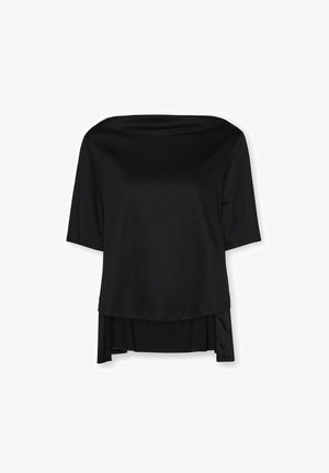Elena Mirò, T-SHIRT CON VOLANT DIETRO - T-Shirt basic - nero