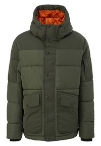 s.Oliver MIT KAPUZE - Winterjacke - khaki oliv