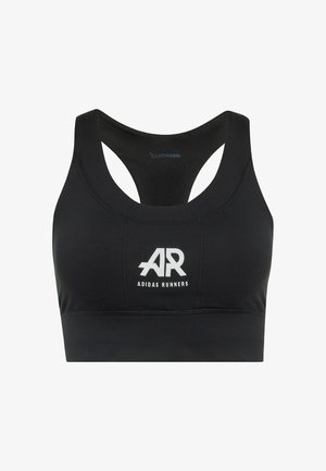adidas Performance, ADIDAS PERFORMANCE ADI RUNNERS BRA - Medium support sports bra - black