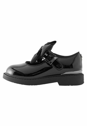 BAKER BY TED BAKER GIRLS BACK TO SCHOOL MARY JANE BLACK SHOES WITH BOW - Baletkurpes ar siksniņu ap potīti - black