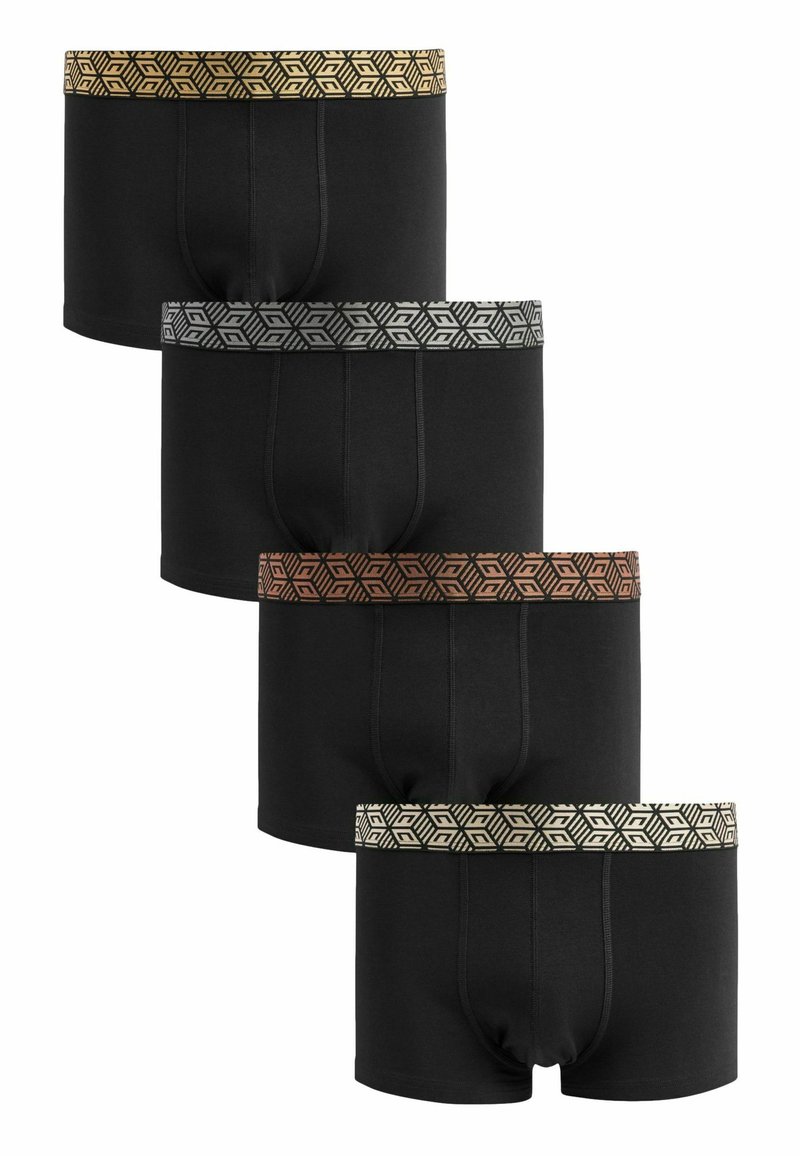 Next A-FRONTS FOUR PACK - Uske bokserice - black