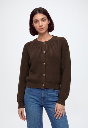 Free People, VIENNA CARDIGAN - Жилетка - french chocolate