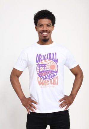 Henry Tiger TORC UNISEX TOKYO - T-shirts print - white