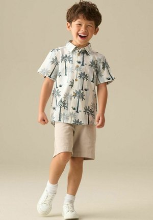 Angel & Rocket, REGULAR FIT - JAMIE PALM STRIPE SS SHIRT - Skjorter - blue