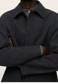Mango Klassisk frakke - mottled dark grey