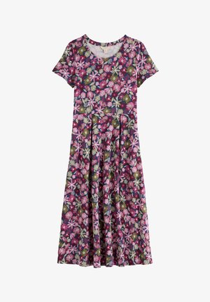 Seasalt Cornwall, SEASALT CORNWALL S/S VERONICA DRESS - Vestito di maglina - pink - sketchbook blooms rosa