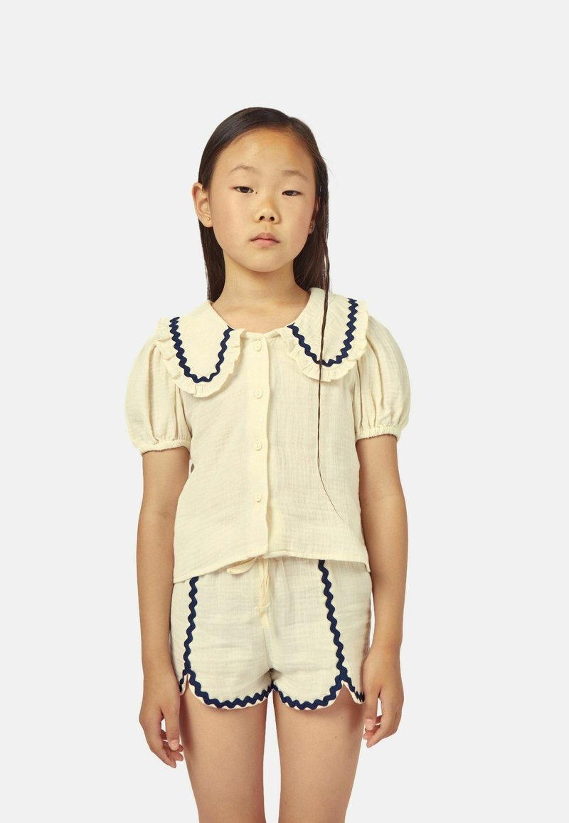 MIPOUNET Shorts - ecru navy