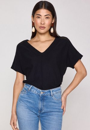 T-shirt con stampa - noir