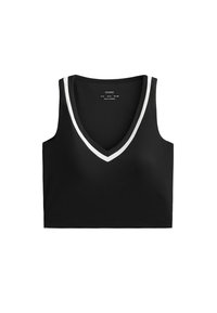 V-NECK COMFORTLUX - Blouse - black