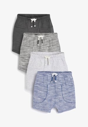4 PACK - Shorts - grey and navy blue