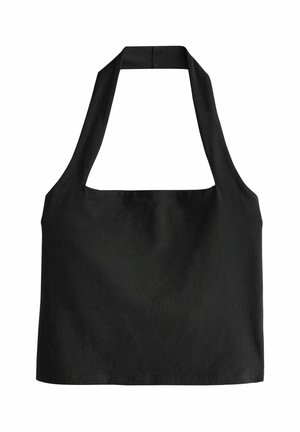 Square Neck Halter - Tops - black