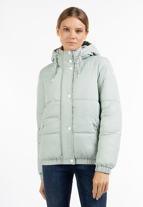 WITH PADDING - Winterjacke - rauchmint