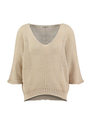 WKN FRESH V-NECK - Trui - beige