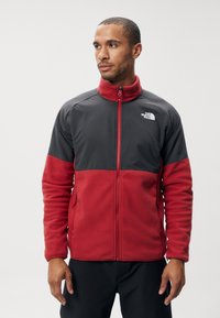 The North Face M GLACIER HEAVYWEIGHT FULL ZIP - Jakna od flisa - garnet red/asphalt grey