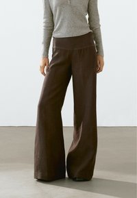 Massimo Dutti - WIDE - Spodnie materiałowe Miniatura obrazu 1