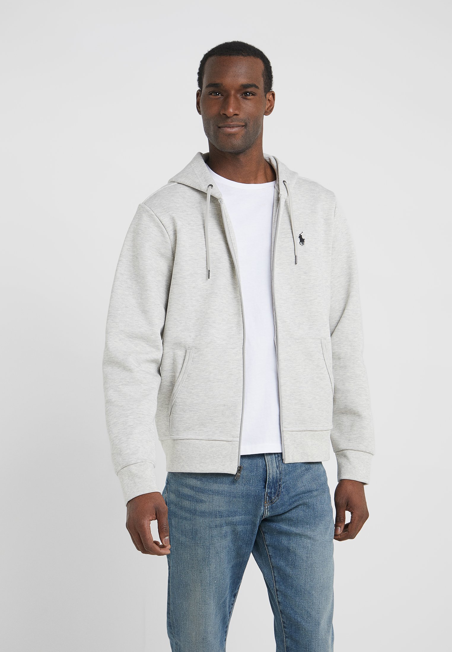 hoodie zippé ralph lauren homme