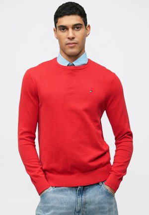 ESSENTIAL CREW NECK - Pullover - medium red