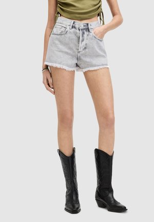 AllSaints HEIDI  - Shorts di jeans - snow grey