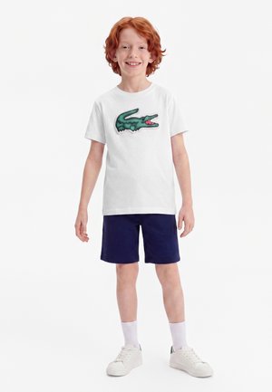 Lacoste, - T-shirt z nadrukiem
