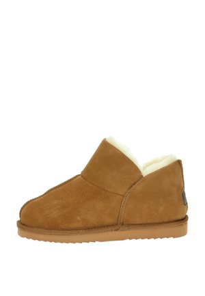WILLOW - Slippers - cognac