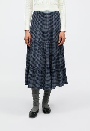 BEA TIERED MIDI SKIRT - Φούστα σε γραμμή Α - blue