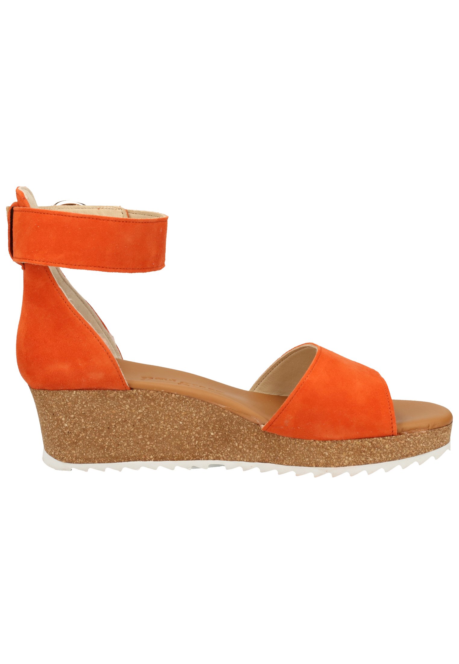 Oranje sleehakken met gewoven zool - Damesschoenen – SACHA