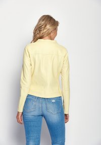 Maze Leren jas - yellow