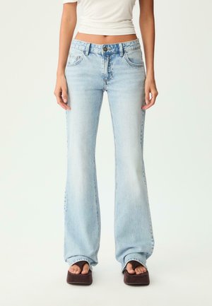Stradivarius Jeans a zampa - stone blue denim