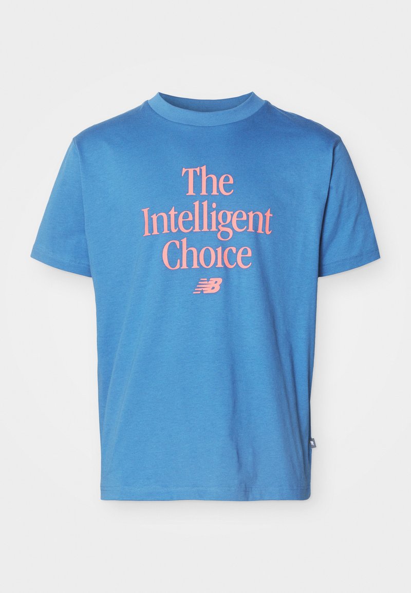 New Balance T-shirt print blauw