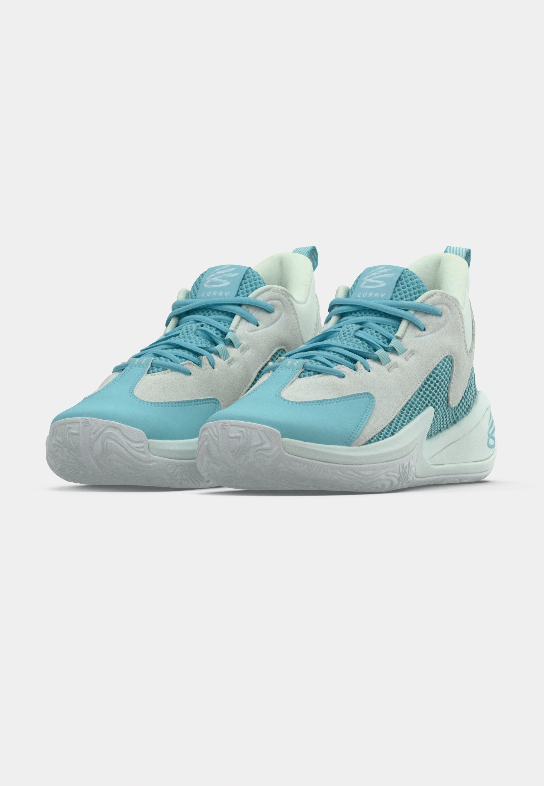 Under Armour CURRY 3Z 25 UNISEX - Basketball shoes - refresh mint