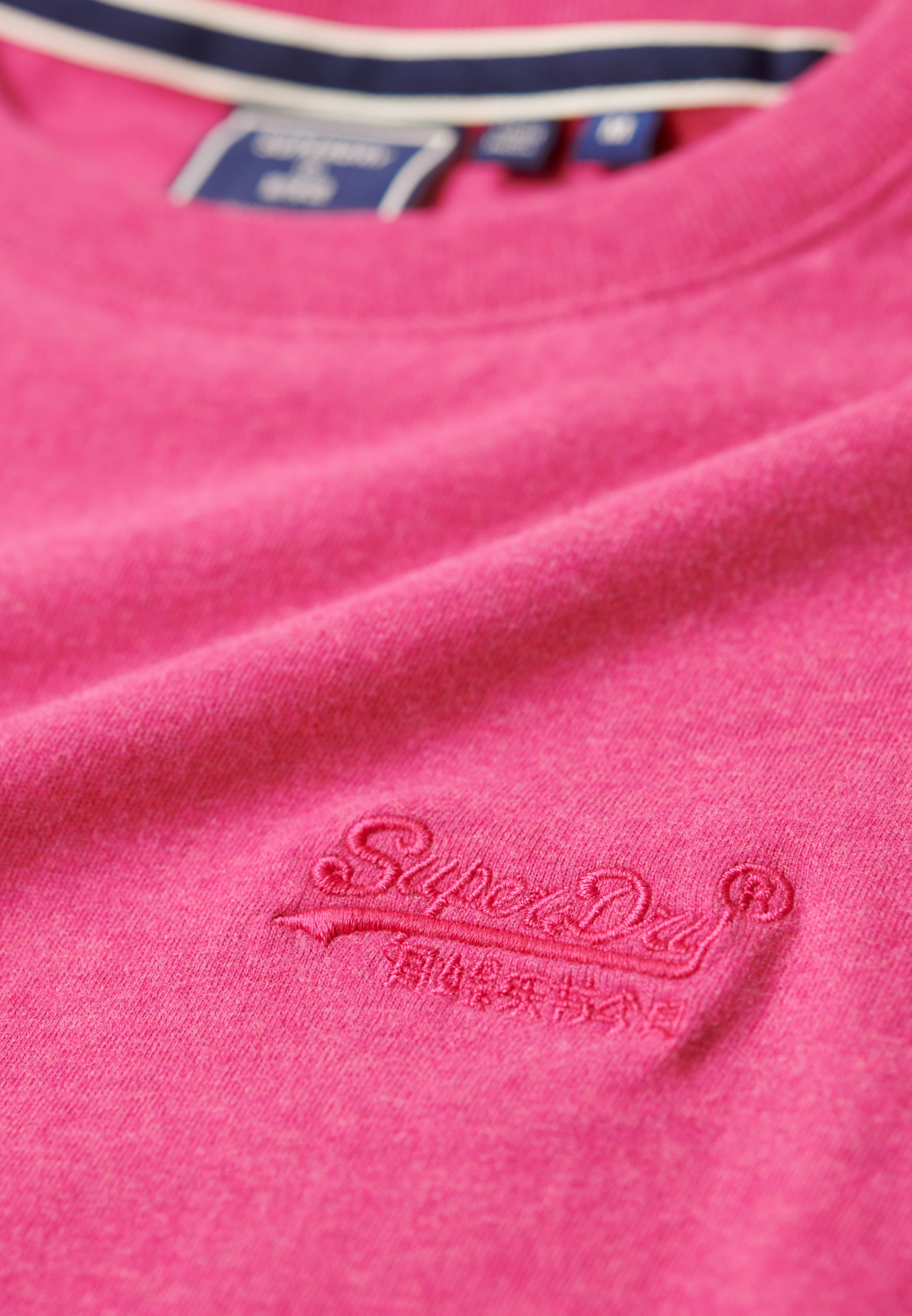 Superdry NEON VINTAGE LOGO - Print T-shirt - deep sea coral
