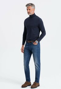 Ombre OM-LSCL-0112 - Langarmshirt - navy blue