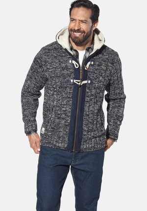 Cardigan - dunkelblau melange