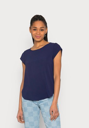 ONLVIC SOLID TOP - T-shirt basic - evening blue