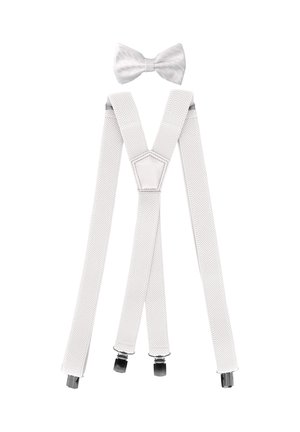 X-FORM MIT PASSENDER SET - Bow tie - weiß streifen