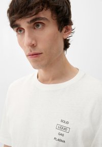 s.Oliver T-Shirt print - weiß