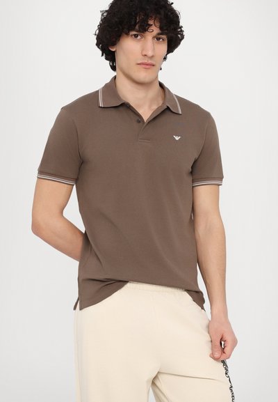 Emporio Armani Polokošeľa - chocolate chip