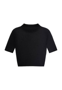 CROPPED  - T-paita - black