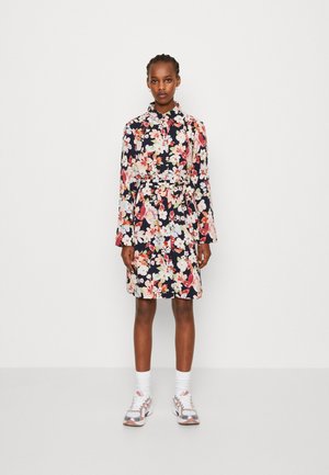 Vero Moda VMLUCIA SHIRT DRESS - Φόρεμα πουκάμισο - navy/lala