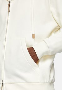 Boggi Milano FULL ZIP - Mikina so zipsom - white