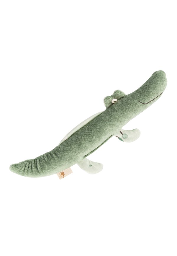 RASSEL-KROKODIL  – Kuscheltier – grün