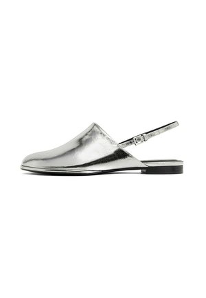 Slingback ballet pumps - silver coloured