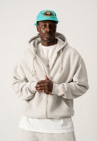 BLKVIS SCRIPT ZIP UNISEX - Sweat zippé - light grey heather