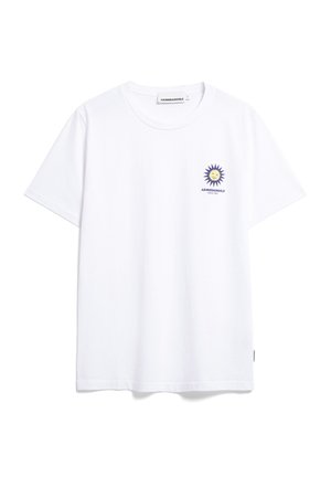 ARMEDANGELS JAAMES COLORED - Print T-shirt - white